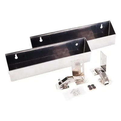 Hardware Resources TOSS11-R Wide Sink Tipout Tray Pack, Stainless Steel