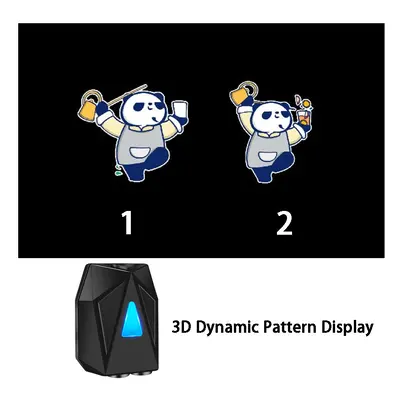 (2PCS, 3D Dynamic G) LED Car Door Laser Projection Lights Cartoon Dynamic Animation 3D Night