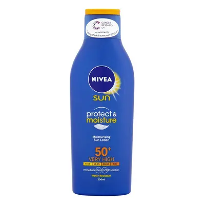 Nivea Sun Protect and Moisture Moisturising Sun Lotion with SPF50+ Very High, 200ml