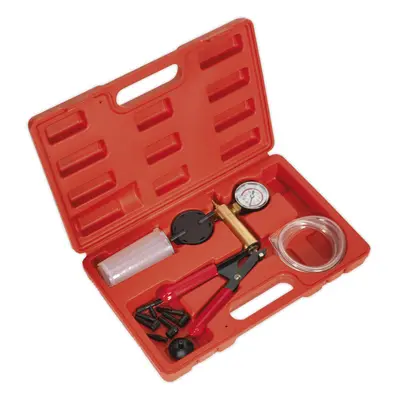 Vacuum Tester & Brake Bleeding Kit - Easy-to-Read Gauge - Brake Diagnostic Tool