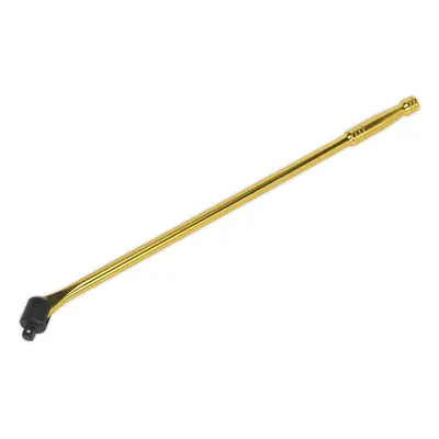 600mm Breaker Pull Bar - Replaceable 1/2" Sq Drive Knuckle - Gold Chrome Finish