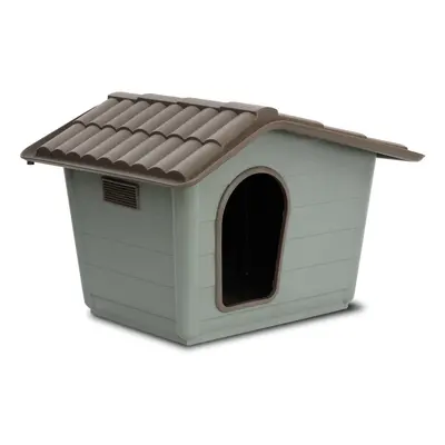 (Small) Plastic Dog House Pet Kennel for Small to Medium Size Dogs