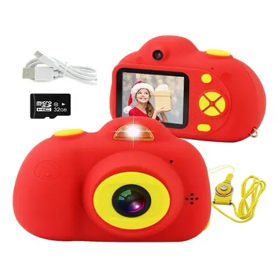 Kids Camera Mini Rechargeable 18Mp Hd Children Shockproof Camcorder Toys With 2'' Screen And Gb 