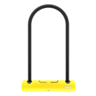 ABUS Round Shackle Bicycle U Lock - 9in/11mm - Yellow - w/ SH34 Br