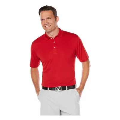 Callaway Men's Short Sleeve Core Performance Golf Polo Shirt with Sun