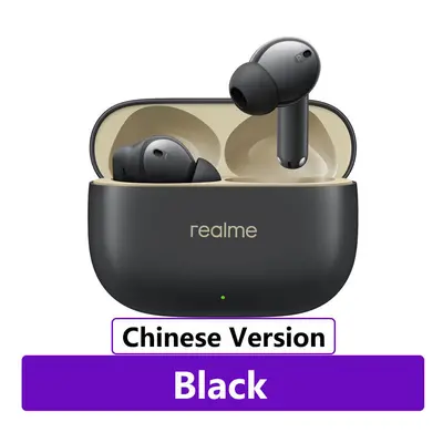 (CN Black) New Realme Buds T300 True Wireless Earphone 30dB Active Noise Cancelling