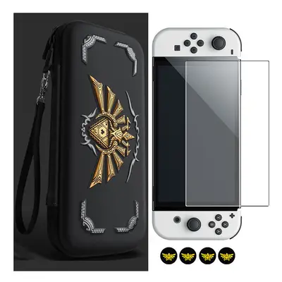 (Switch OLED Pack) For Nintendo Switch/ Switch OLED Console Storage Bag Game Theme for Zelda She