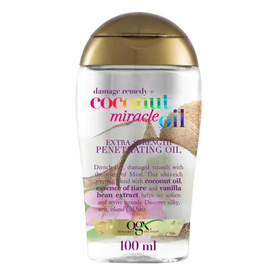 Coconut Miracle Oil Penetrating Hair Oil for Dry Hair, Extra Strength, ml