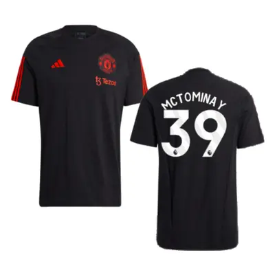 (S) Man Utd Training Tee (Black) (McTominay 39)