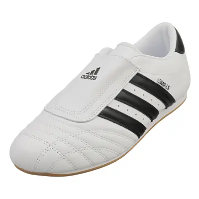 (8.5) adidas Taekwondo Womens Casual Trainers in White Black