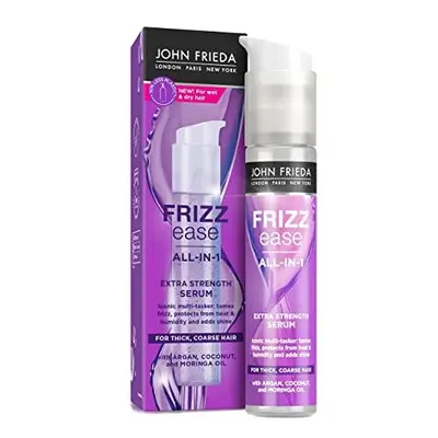 John Frieda Frizz Ease All-in-1 Extra Strength Serum 50ml for Thick Coarse Hair