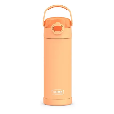 THERMOS FUNTAINER Ounce Stainless Steel Vacuum Insulated Bottle with Wide Spout Lid Orange