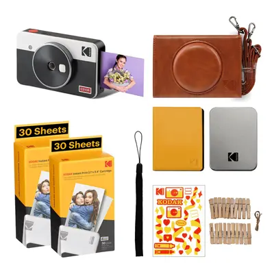 KODAK Mini Shot Retro 4PASS 2-in-1 Instant Digital Camera and Photo