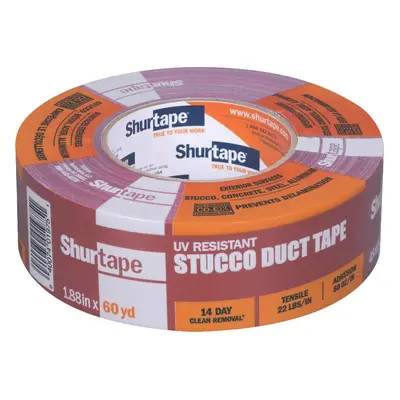 Shurtape PC Specialty Grade Outdoor Stucco Duct Tape 48mm x 55m Red Roll