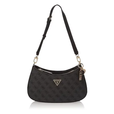 gUESS Noelle Top Zip Shoulder Bag coal Logo