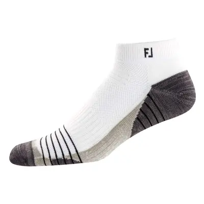 FootJoy Men's TechSof Tour Sport Socks White Fits Shoe Size