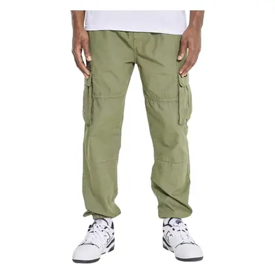 (L, Light Khaki) Bench Mens Devvie Twill Military Cargo Pants Trousers