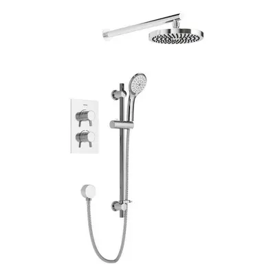 Bristan Prism Thermostatic Mixer Shower Concealed Valve Fixed & Handheld Head