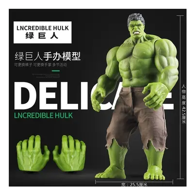 (big HULK) 18CM Avengers VenomCaptain America Wolverine Hulk Iron Man Groot Thanos Collection Ac