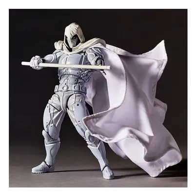 (16cm, WITH BOX) Moon Knight Figure Revoltech Amazing Yamaguchi Marc Spector Action Figurine Col