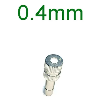 (0.4mm) PCS Quick Slip Lock Nozzle 0.1mm-0.6mm Fogging Spray Sprinkler Misting Garden Nozzle for