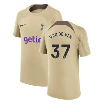 (MB) Tottenham Training Shirt (Gold) - Kids (Van De Ven 37)