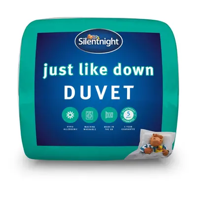 Silentnight Just Like Down 10.5 Tog Double Duvet - Luxury All Year Round Duvet Quilt with Soft S