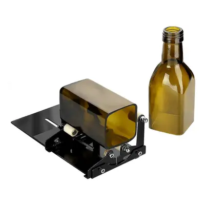 Glass Bottle Cutter, Square & Round Bottle Cutting Machine, Wine Bottles Cutter Tool with Access