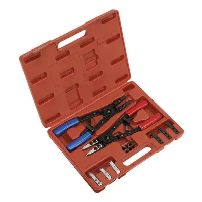 265mm Heavy Duty Circlip Pliers Set - Internal & External - 50mm Max Spread