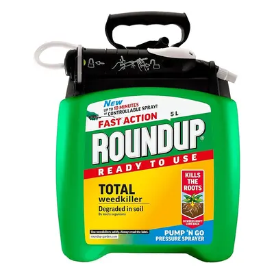 Roundup Fast Action Weedkiller Pump 'N Go Ready To Use Spray, Litre