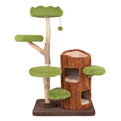 Multi-level Cat Tree Cat Furniture With Double Decker Cat House