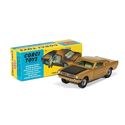 Corgi - Toys RT32001 Ford Mustang Fastback Coupe, Gold & Black