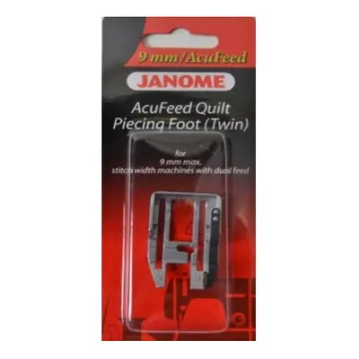 Janome AcuFeed Quilt Piecing Foot (Twin) for 9mm Machines