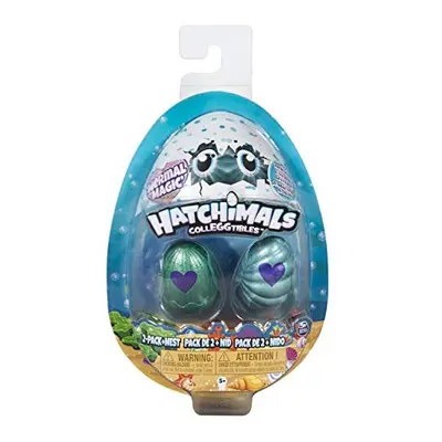 Hatchimals CollEGGtibles, Mermal Magic Pack + Nest with Season (Styles May Vary)