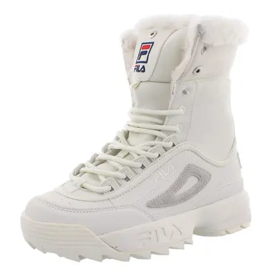 Fila Disruptor Shearling Boots - Beige - Womens