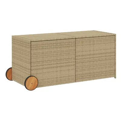 (mix beige, x x 56/59.5 cm) vidaXL Garden Storage Box Bench Container Chest Shed Blanket Box Pol