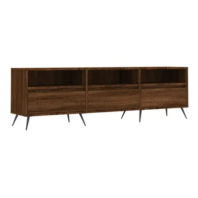 vidaXL TV Cabinet TV Unit Media Cabinet TV Stand Brown Oak Engineered Wood