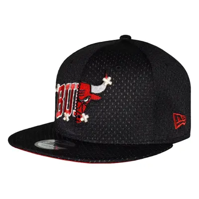 (ML, Black) New Era Chicago Bulls NBA 9FIFTY Half Stitch Baseball Cap Hat - Black