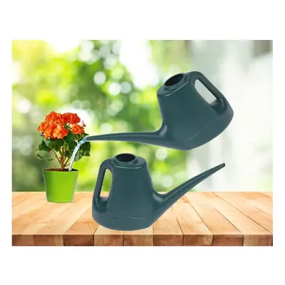 2 Small Plastic Watering Cans 1L Indoor Houseplant Mini Watering Can