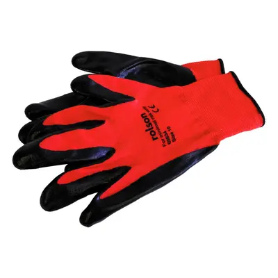 Rolson Nitrile Coated Work Gloves Large