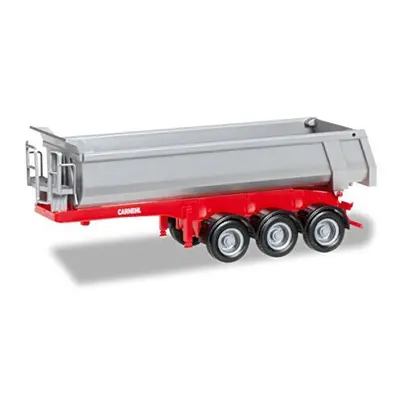 Herpa Other License 076241-002-Carnehl-Round trailer 3a, miniature models, silver