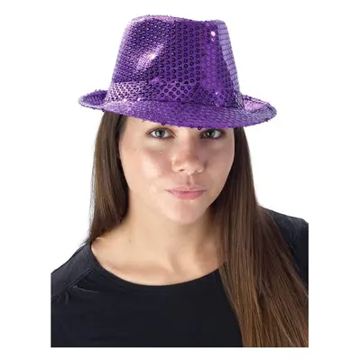 Rubie's Adult Forum Sequin Fedora Purple One Size