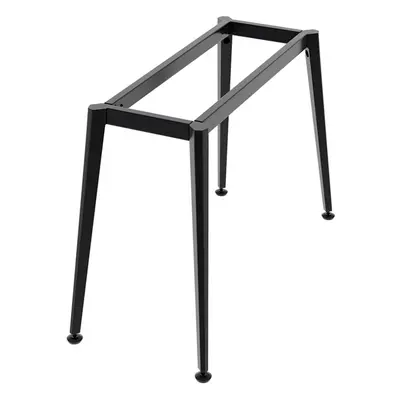 Metal Desk Frame Black Desk Base Anti-slip Black Iron Table Frame