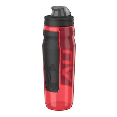 Under Armour 32oz Playmaker Squeeze Water Bottle, Sanitary Cap Cover, High Flow Push/Pull Nozzle