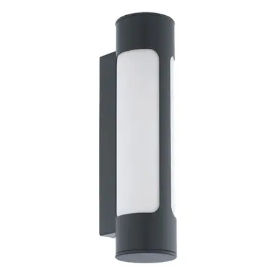 IP44 Outdoor Wall Light Anthracite Zinc Plated Steel 6W Built in LED