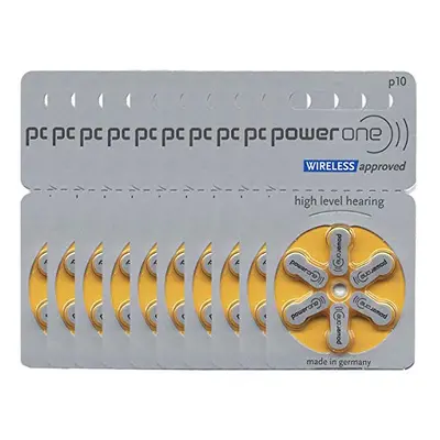 PowerOne Hearing Aid Batteries Size - Packs of Cells