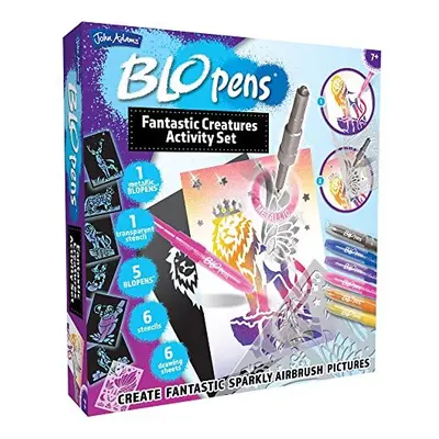 John Adams | BLOPENS Fantastic Creatures Activity Set: Create fantastic airbrush pictures with m