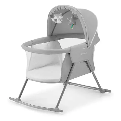 Kinderkraft Baby Crib in LOVI, Cradle, Travel Cot, Rocker, Easy Folding and Unfolding, Adjustabl