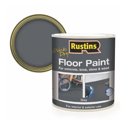 RUSTINS Quick Dry Floor Paint Grey 2.5ltr