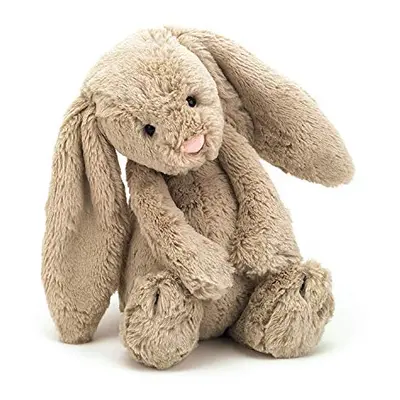 Jellycat Bashful Beige Bunny Stuffed Animal Medium inches